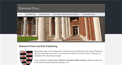 Desktop Screenshot of botetourtpress.com